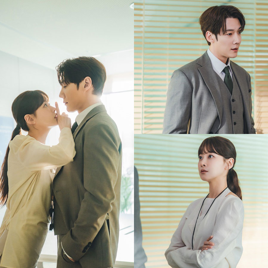 ‘아기가 생겼어요’ 최진혁X오연서, 빈 회의실서 폭발한 금지된 설렘
